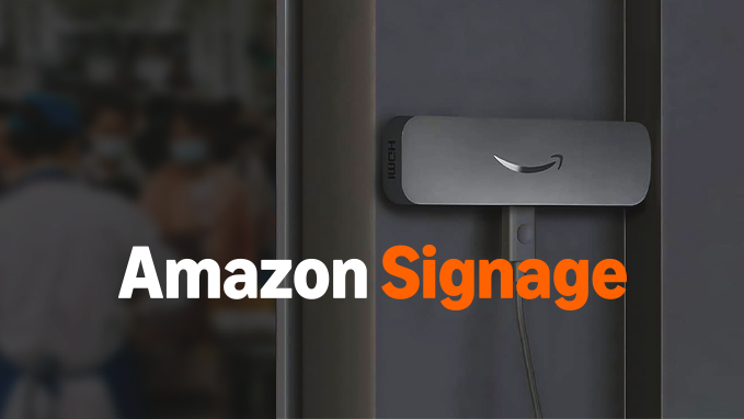 Amazon Signage Stick